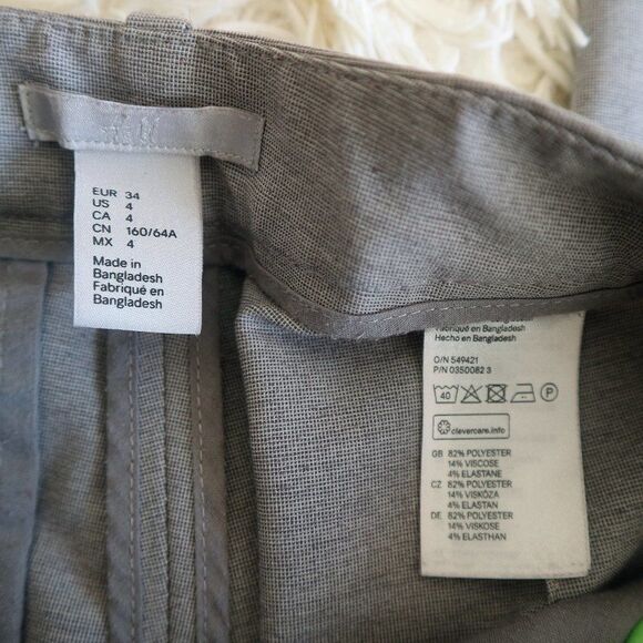 H&M Gray/Grey Dress Pants - Picture 7 of 7